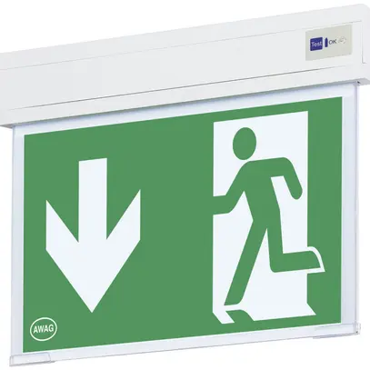 AP-LED-Rettungszeichenleuchte AWKS-U-013-WB 5.3W 250×220×34mm 3h 