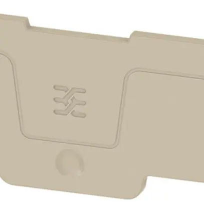Piastra terminale Weidmüller SEP 3C 4mm² 2mm V0 beige 