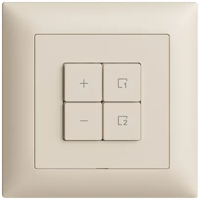 UP-Bedienaufsatz zu Dimmer EDIZIOdue Wiser 1K 4T cr 