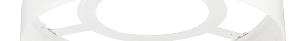 Cadre d'encastrement SLV DECONA aluminium Ø433×75mm blanc 