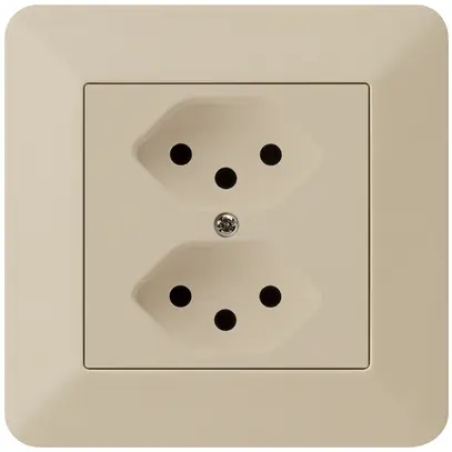 Prise ENC kallysto.trend 2×T13 beige 