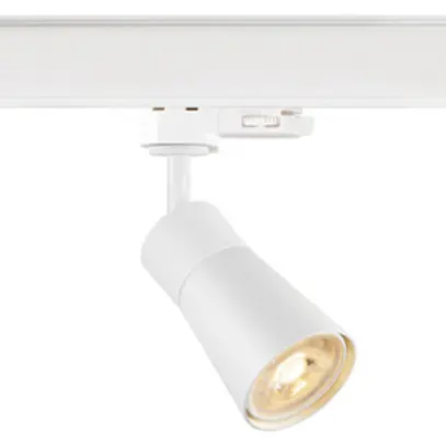 Spot SLV PURI 2.0 Cone GU10 1×6W VAR AD3PH Ø55mm blanc 