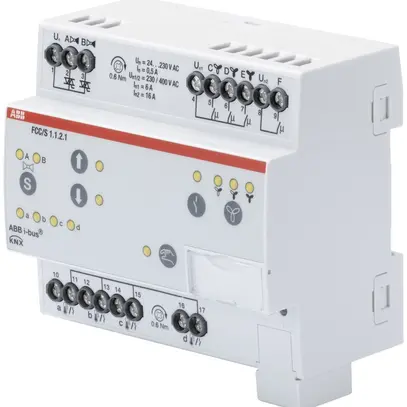 Contrôleur de ventilo-convecteur AMD ABB FCC/S 1.1.2.1 KNX, 2/4 tubes, commande 