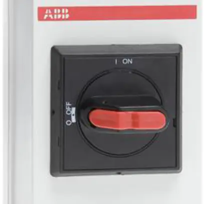 Interrutorre di sicurezza DC AP ABB, 4P 25A 1000V plastica maniglia noir 