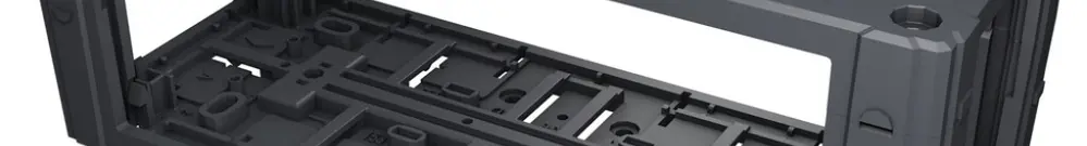 Scatola R&M U-Box 4115 vuota nero 