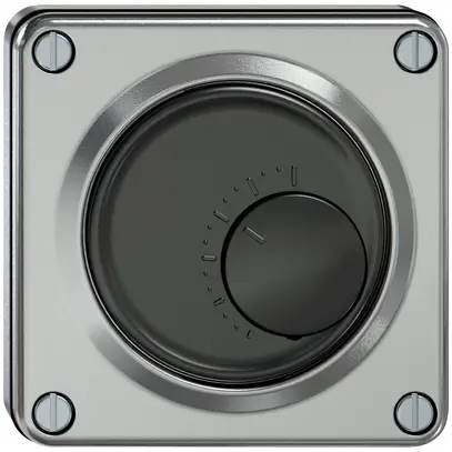 UP-Raumthermostat ELEMENT 230VAC 10A 5…30°C aluminium 