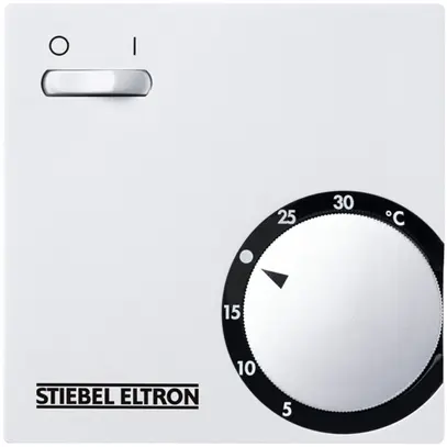 Termostato ambiente Stiebel Eltron RTA-S2, 5…30°C, 230V, 10A, 0-I, bianco 