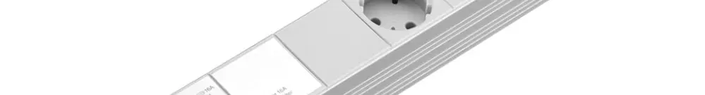 Steckdosenleiste Rittal DK 7240.230 19" 1HE 230VAC/16A 5×SCHUKO SPD/Filter 