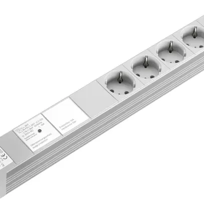 Steckdosenleiste Rittal DK 7240.230 19" 1HE 230VAC/16A 5×SCHUKO SPD/Filter 