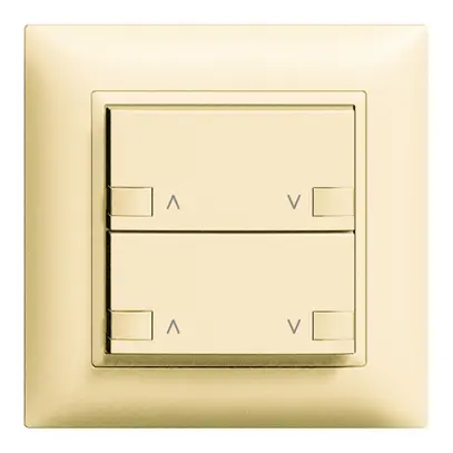 Kit frontal ENC moteur 2c/2touch ZEP 88×88mm vanille 