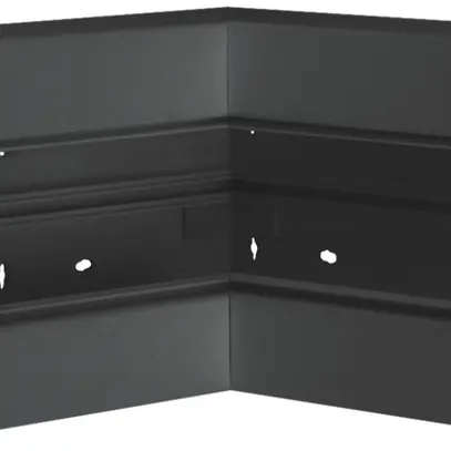 Angolo interno Hager BR 65×170mm coperchio 80mm nero 
