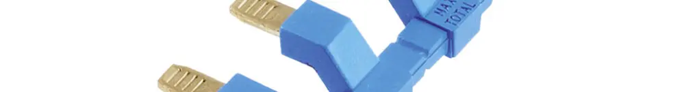 Peigne collecteur Finder 097.58, 8-pôles pour socle de relais 95.Px/97.Px, bleu 