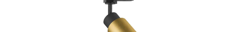 Spot SLV PURI 2.0 Tube GU10 1×6W DIM AD3PH Ø55mm schwarz/gold 