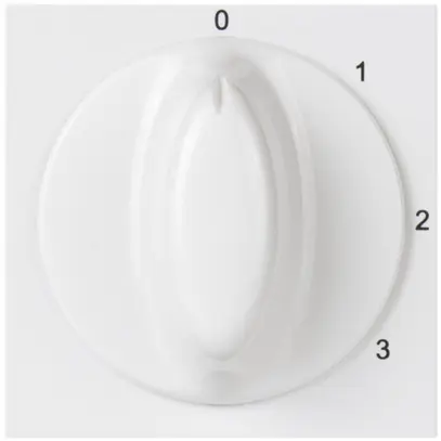 Interruttore rotativo INC MOS 5/1L bianco 0-1-2-3 