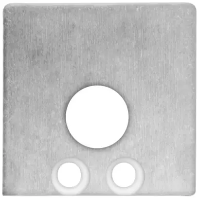 Embout DOTLUX aluminium pour profilé type 17+cache type S avec passe-câble 