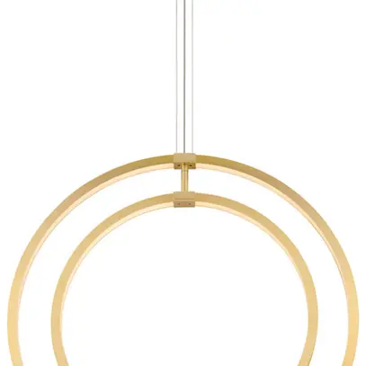 Lampada sospesa LED SLV ONE VERTICAL 40W 2550lm 2700/3000K Ø800×30mm ottone 