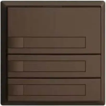 Poussoir KNX RGB EDUE, 250mW, s.LED, a.insert papier, 3×poussoir, 1×touche, cof 