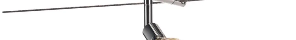 Lampada per corda SLV SYROS per TENSEO, GX5.3 50W IP20 cromo 