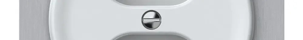 Presa INC origin 2×tipo 13 10A 230V 77×77mm bianco 