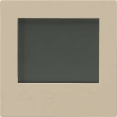 Thermostat d'ambiance Hager kallysto A avec écran beige 