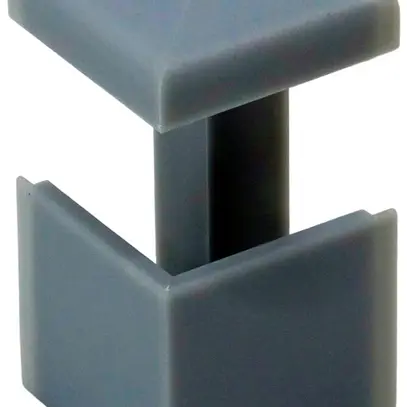 Angle extérieur ELBRO 60×20mm 90° argent 