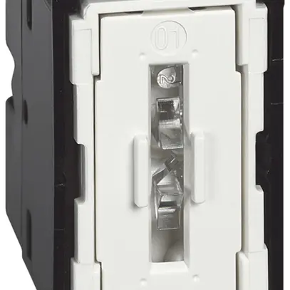 Tasto a pulsante Legrand Living Now 10A 250V 22.5×45mm morsetti a vite bianco 