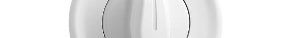 Kit frontale STANDARDdue Auf->I<-Ab bianco per pulsante girevole 