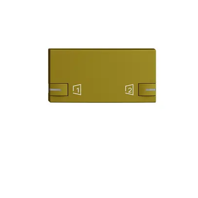 Bottone EDIZIOdue zeptrionAIR scena S1/S2 con LED olive 