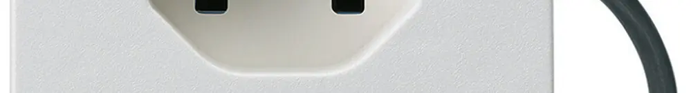 Presa INS 3×tipo 23 Hager FLF per cavo piatto Technofil L1 bianco 