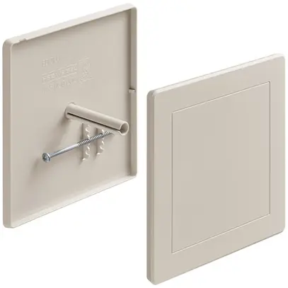 Coperchio ad innesto HSB Weibel 130×130mm Design EDIZIO.liv crema 