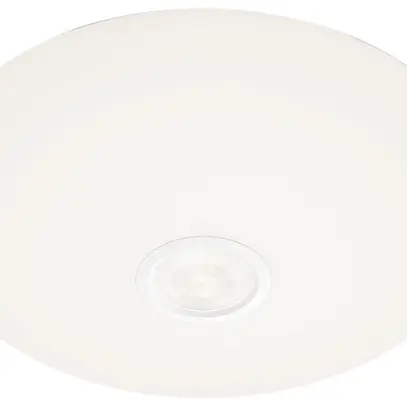 Plafonnier LED Philips Mauve PIR 6W 640lm 4000K Ø250mm blanc 