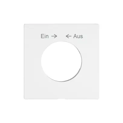 Montageset EDIZIO.liv SNAPFIX® f.Drehsch.m.Schloss Ein → ← Aus ws 