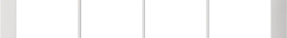 Intestazione per combinazione 1×4 INC SIDUS bianco 