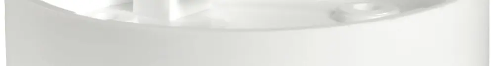 Base Hugentobler SHALLOW 1224 plate pour XLF RGB/SIR-E LED S/M, blanc Ø92×21mm 