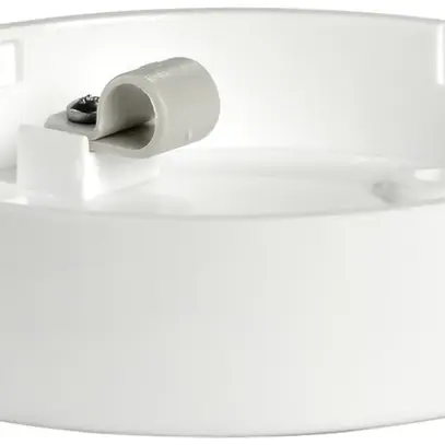 Base Hugentobler SHALLOW 1224 plate pour XLF RGB/SIR-E LED S/M, blanc Ø92×21mm 