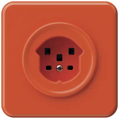 Presa INC origin 1×tipo 25 16A 230V 92×92mm arancione 