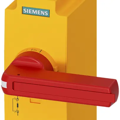 Azionatore diretto Siemens SENTRON per 3KF t.3, bloccabile, rosso/giallo 