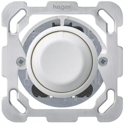 UP-Drehdimmer Universal Hager basico BM 20…400W/VA weiss 