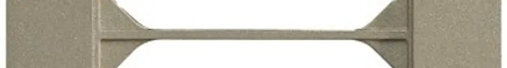 Telaio di copertura INC kallysto.trend 4×1 savanna 94×274mm 