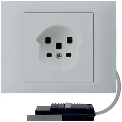 EB-Steckdose HA kallysto Typ 25 mit Steckklemmen G2704 RK lichtgrau 