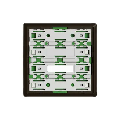 Piastra frontale EDIZIO.liv SNAPFIX® per pulsante UNI 3911-1 senza LED ma 