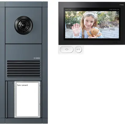 Kit INS video Siedle Vario 1 sistema bus bianco 