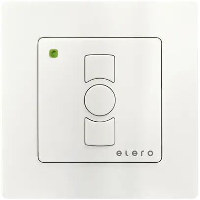 Trasmettitore da parete RF AP elero ProLine MonoTec-868 1-canale a batt. bianco 