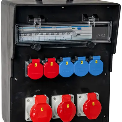 Stromverteiler DEM DB32615 63A 4×LS 1×FI 3×T23 2×T25 2×16A 1×32A 