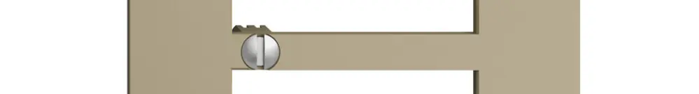 Placca frontale 4×RJ45 EDIZIOdue sand R&M swissline 