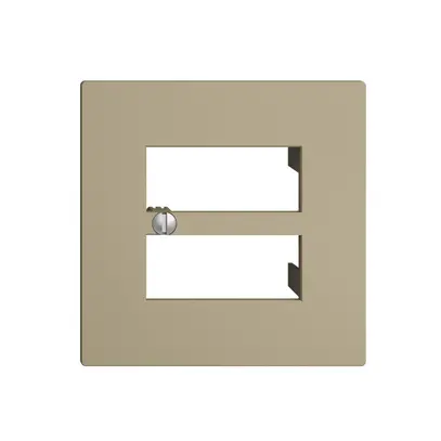 Placca frontale 4×RJ45 EDIZIOdue sand R&M swissline 