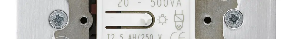 Inserto varialuce Hager TB 25…500VA ritardo di fase ascendente 
