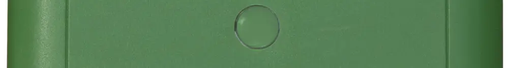 Couvercle à broches Ammer, 115×115mm, disque sélecteur, thermopl., vert RAL6001 
