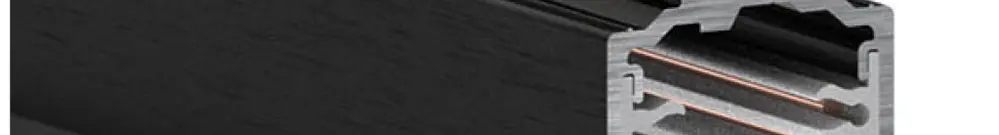 Rail conducteur INC Sylvania OneTrack 250…440V 3 ph DALI aluminium 1000mm noir 