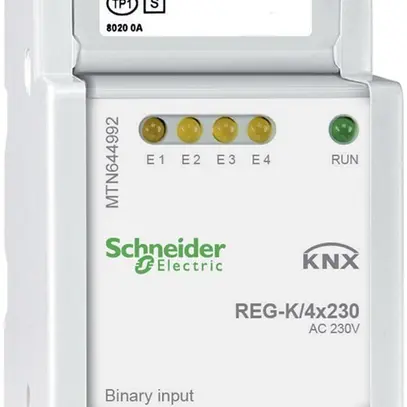 Entrée binaire AMD KNX Schneider Electric 4×230V, MTN644992 